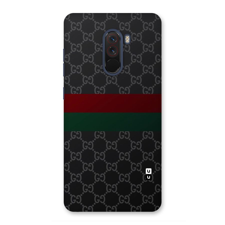 Royal Stripes Design Back Case for Poco F1