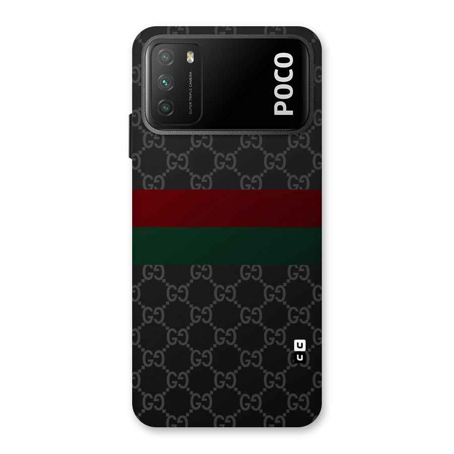 Royal Stripes Design Back Case for Poco M3