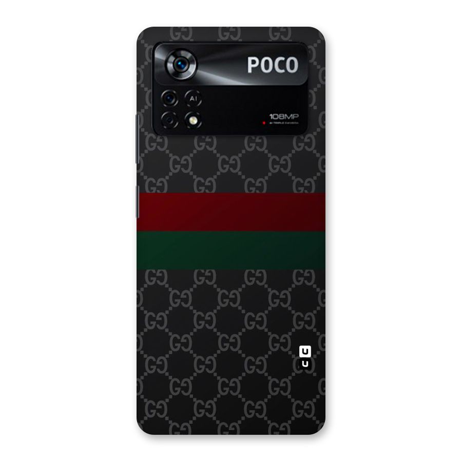 Royal Stripes Design Back Case for Poco X4 Pro 5G