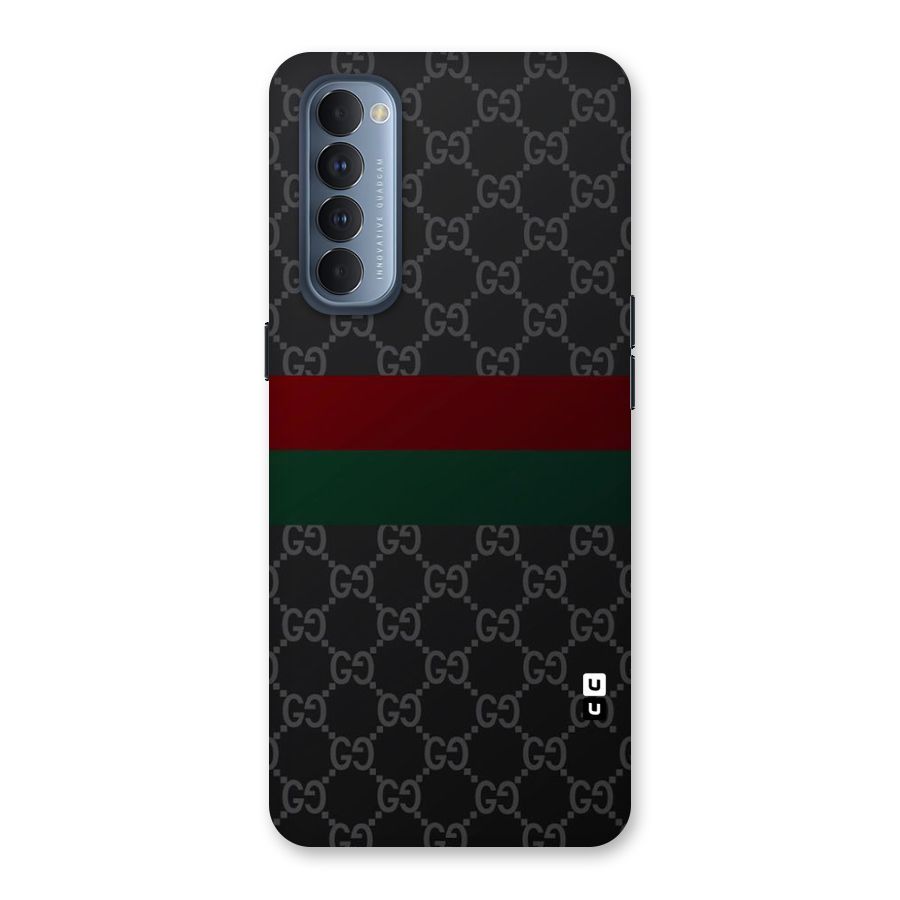 Royal Stripes Design Back Case for Reno4 Pro