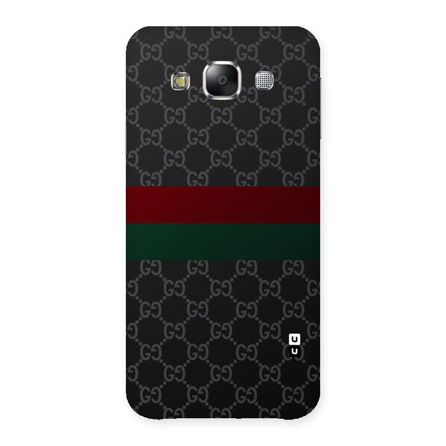 Royal Stripes Design Back Case for Samsung Galaxy E5