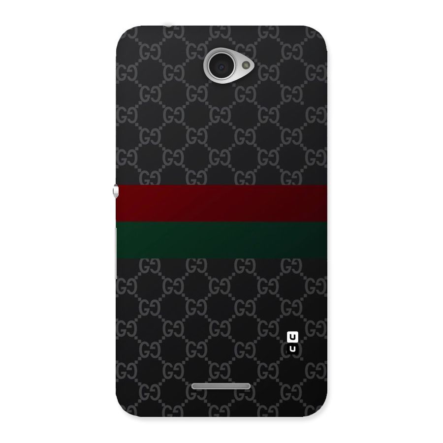 Royal Stripes Design Back Case for Sony Xperia E4