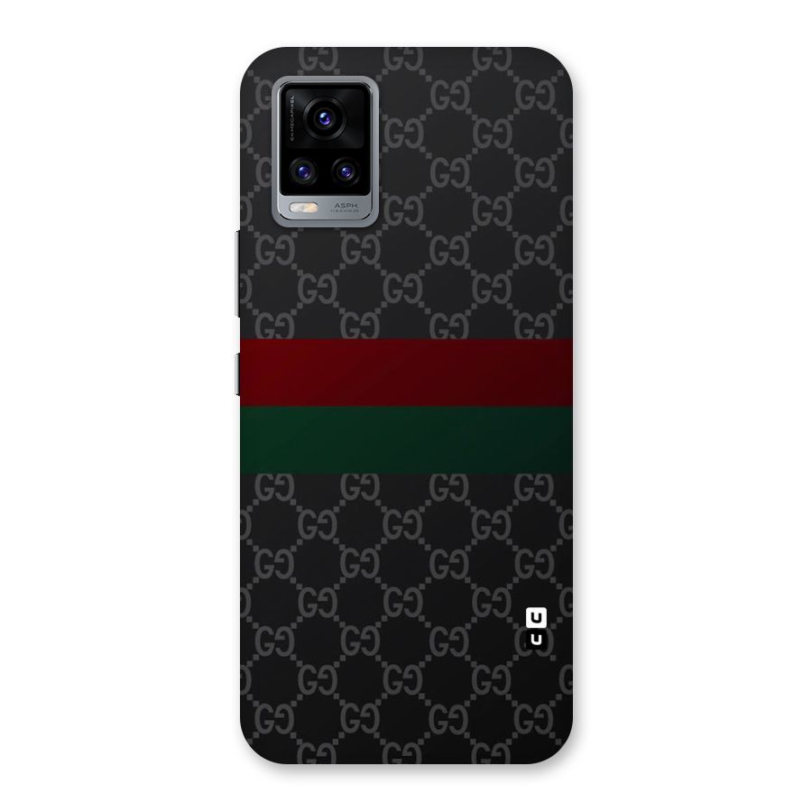 Royal Stripes Design Back Case for Vivo V20