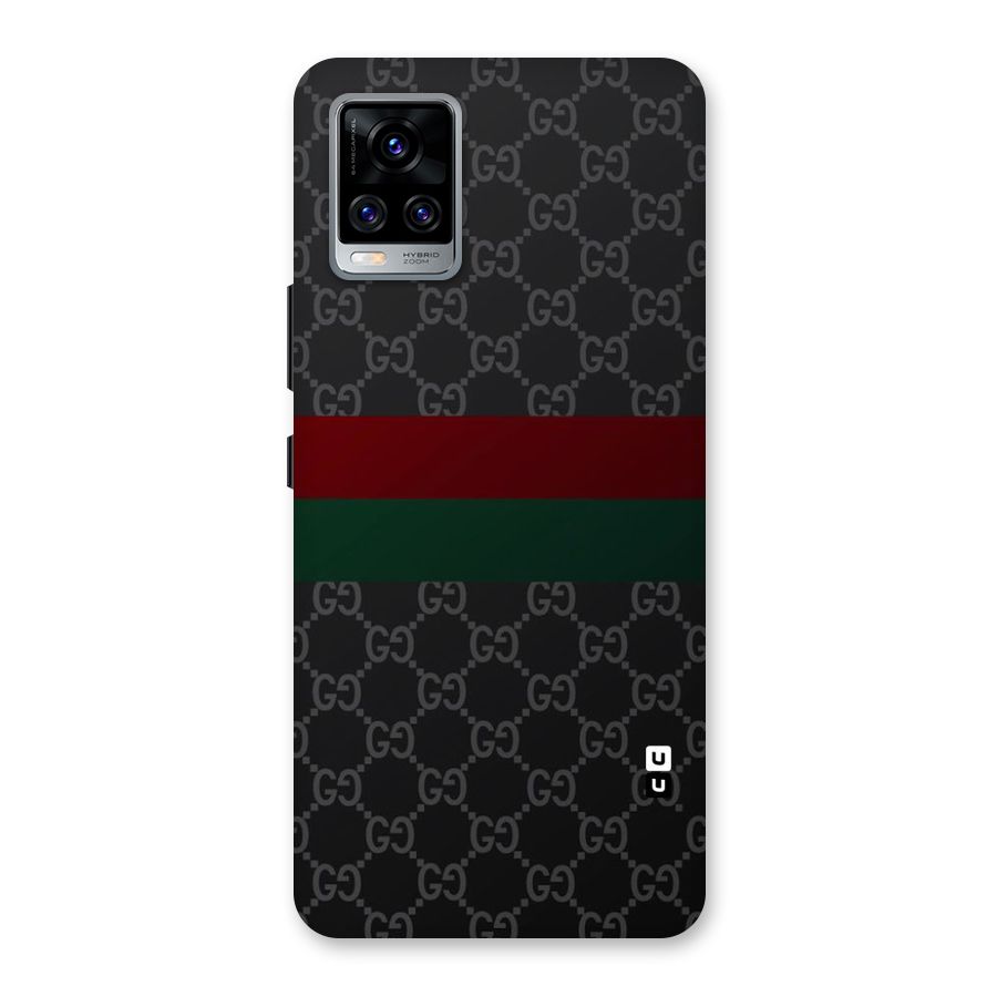 Royal Stripes Design Back Case for Vivo V20 Pro