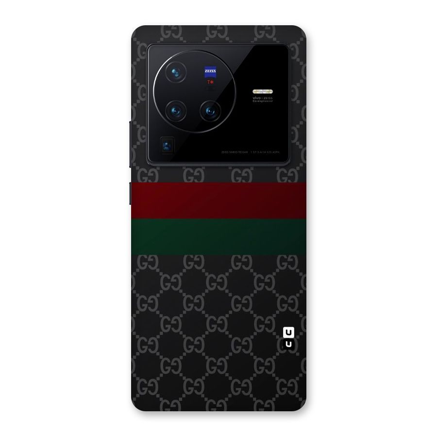 Royal Stripes Design Back Case for Vivo X80 Pro