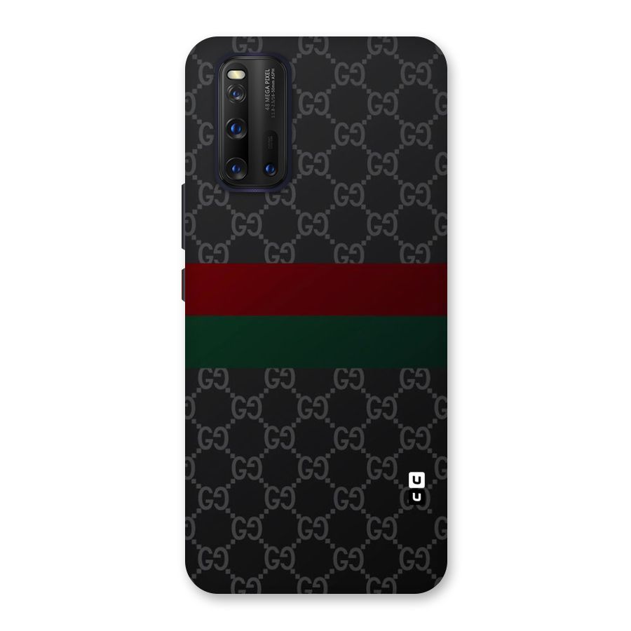 Royal Stripes Design Back Case for Vivo iQOO 3
