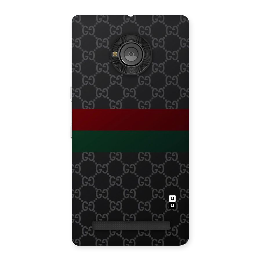 Royal Stripes Design Back Case for Yu Yuphoria