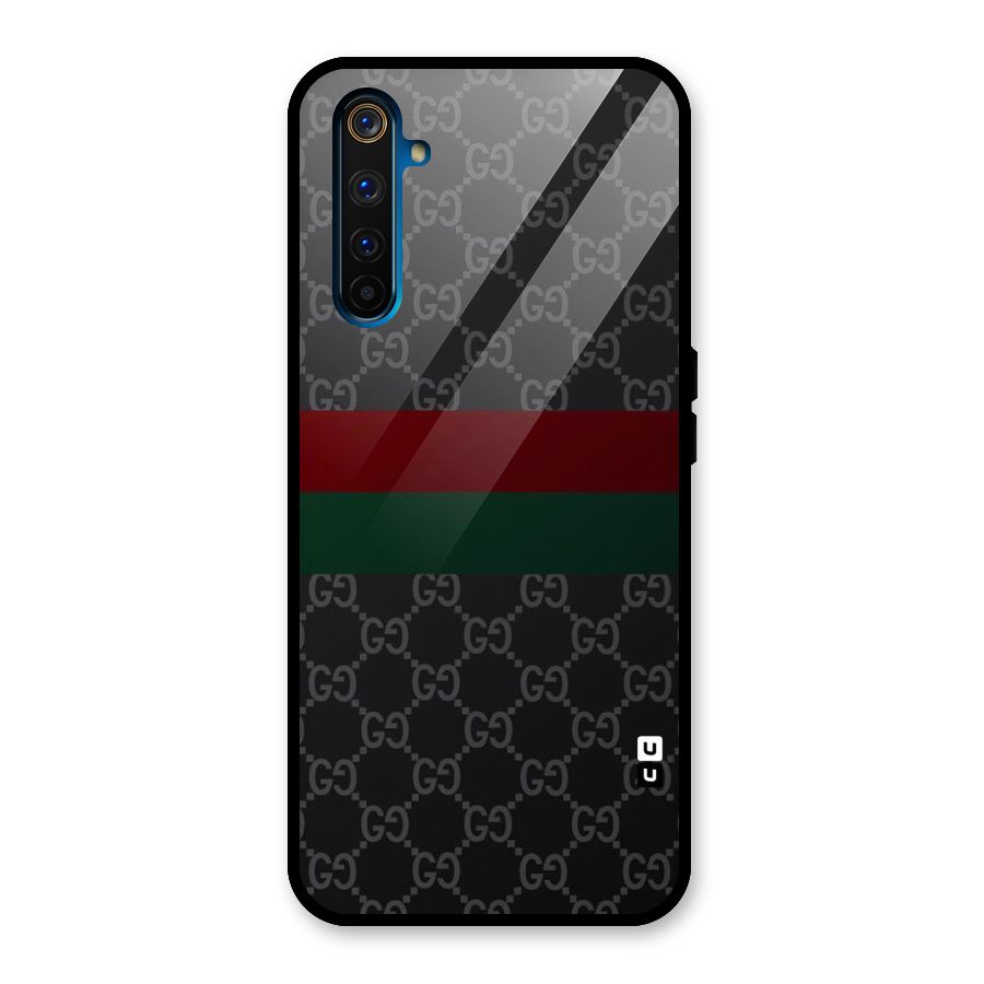 Royal Stripes Design Glass Back Case for Realme 6 Pro