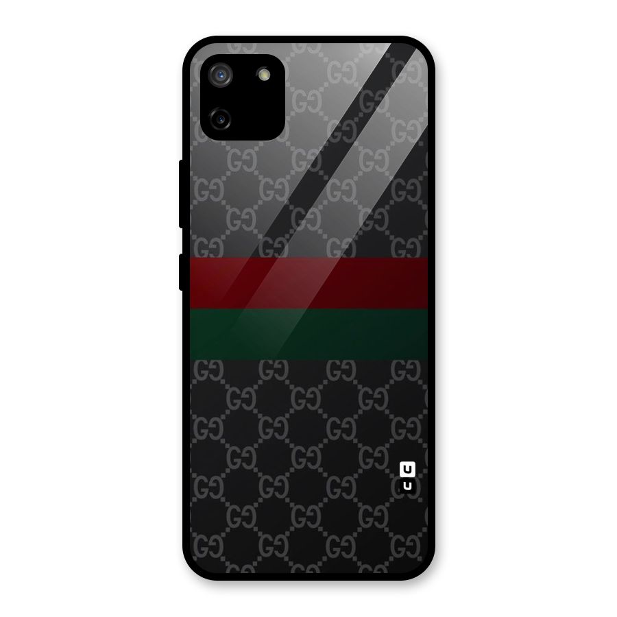 Royal Stripes Design Glass Back Case for Realme C11