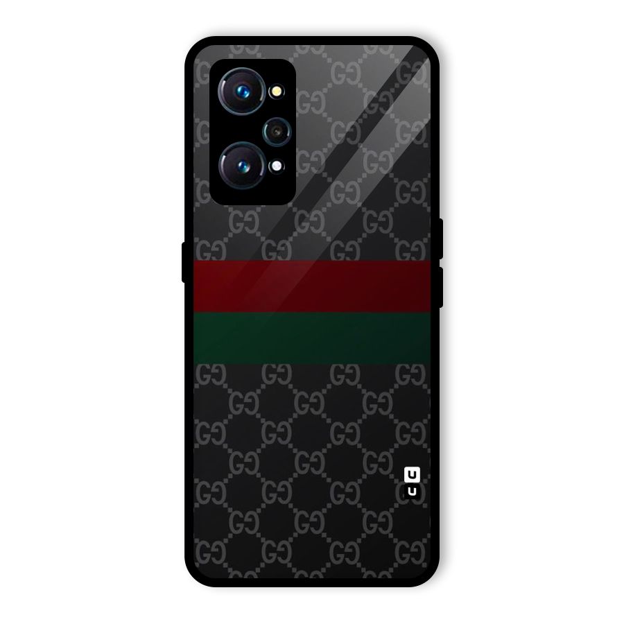Royal Stripes Design Glass Back Case for Realme GT Neo2