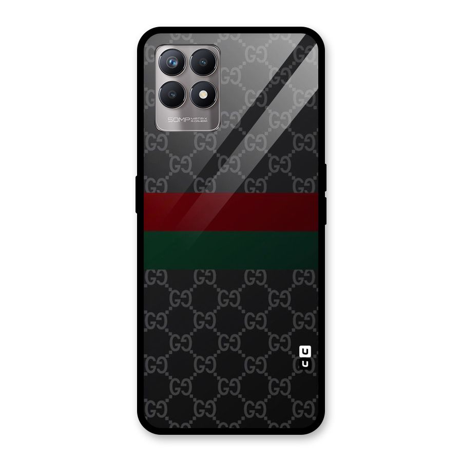 Royal Stripes Design Glass Back Case for Realme Narzo 50