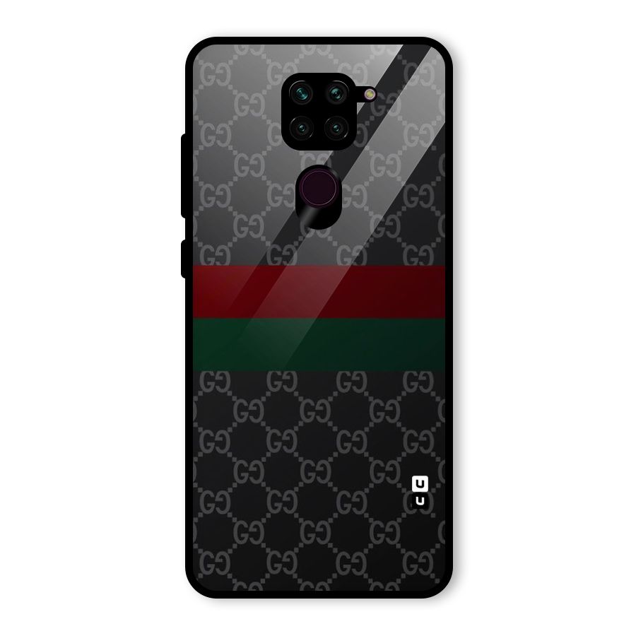 Royal Stripes Design Glass Back Case for Redmi Note 9