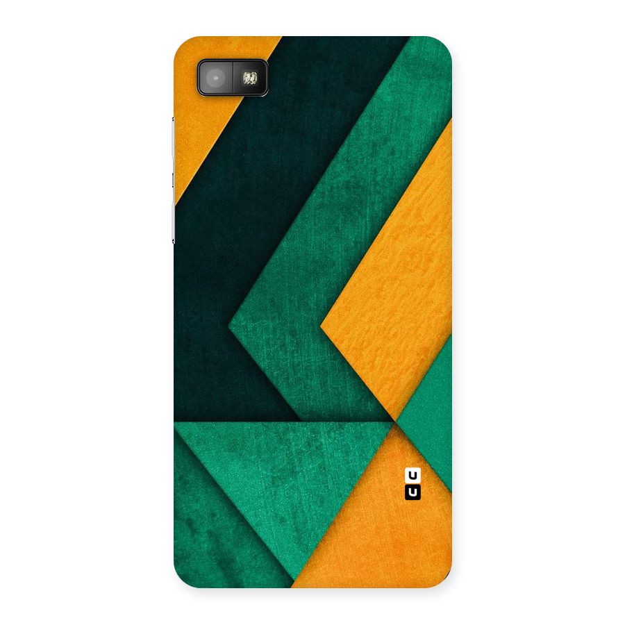 Rugged Abstract Stripes Back Case for Blackberry Z10