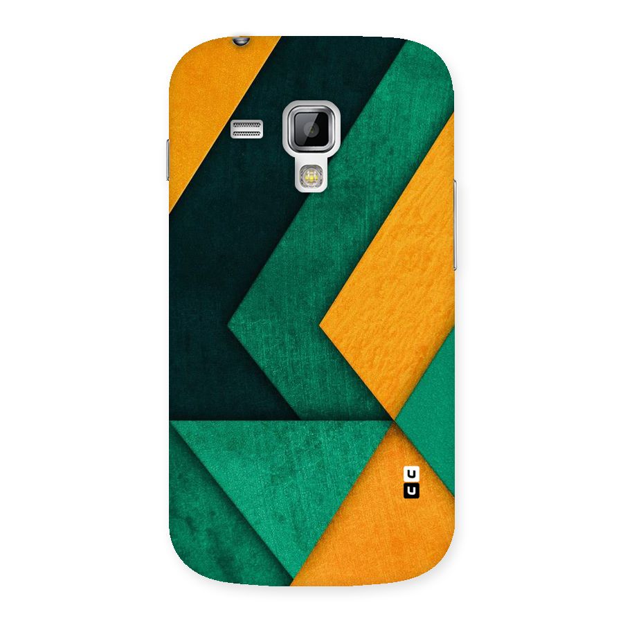 Rugged Abstract Stripes Back Case for Galaxy S Duos