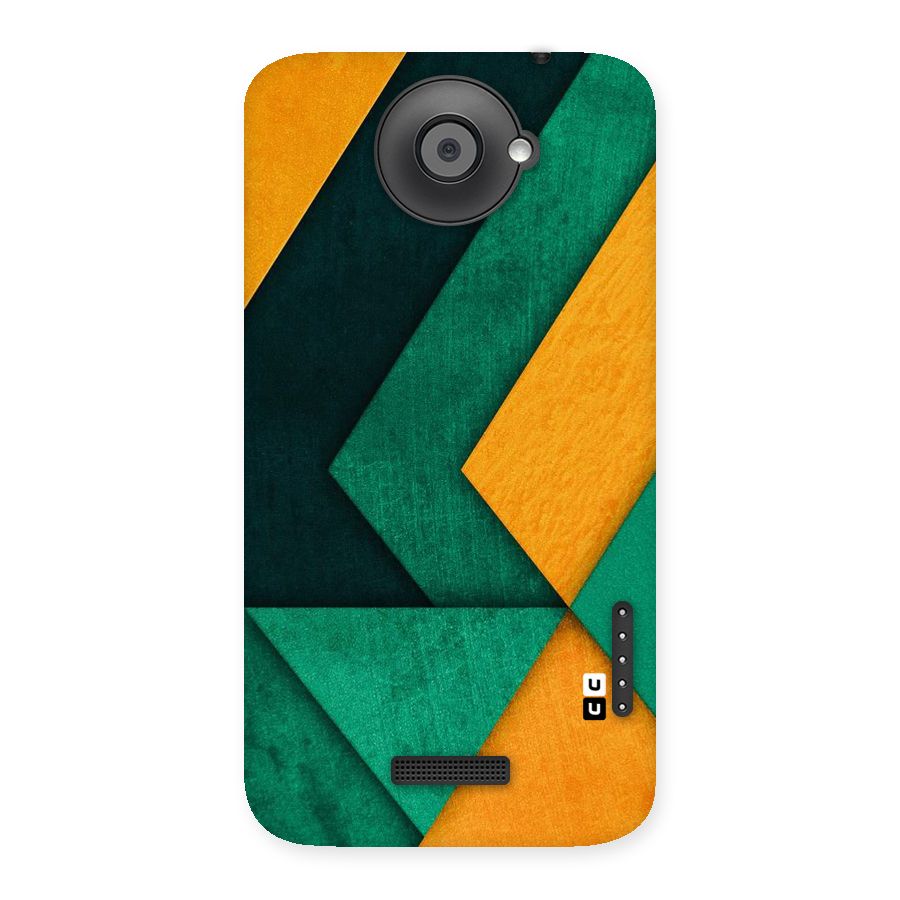 Rugged Abstract Stripes Back Case for HTC One X