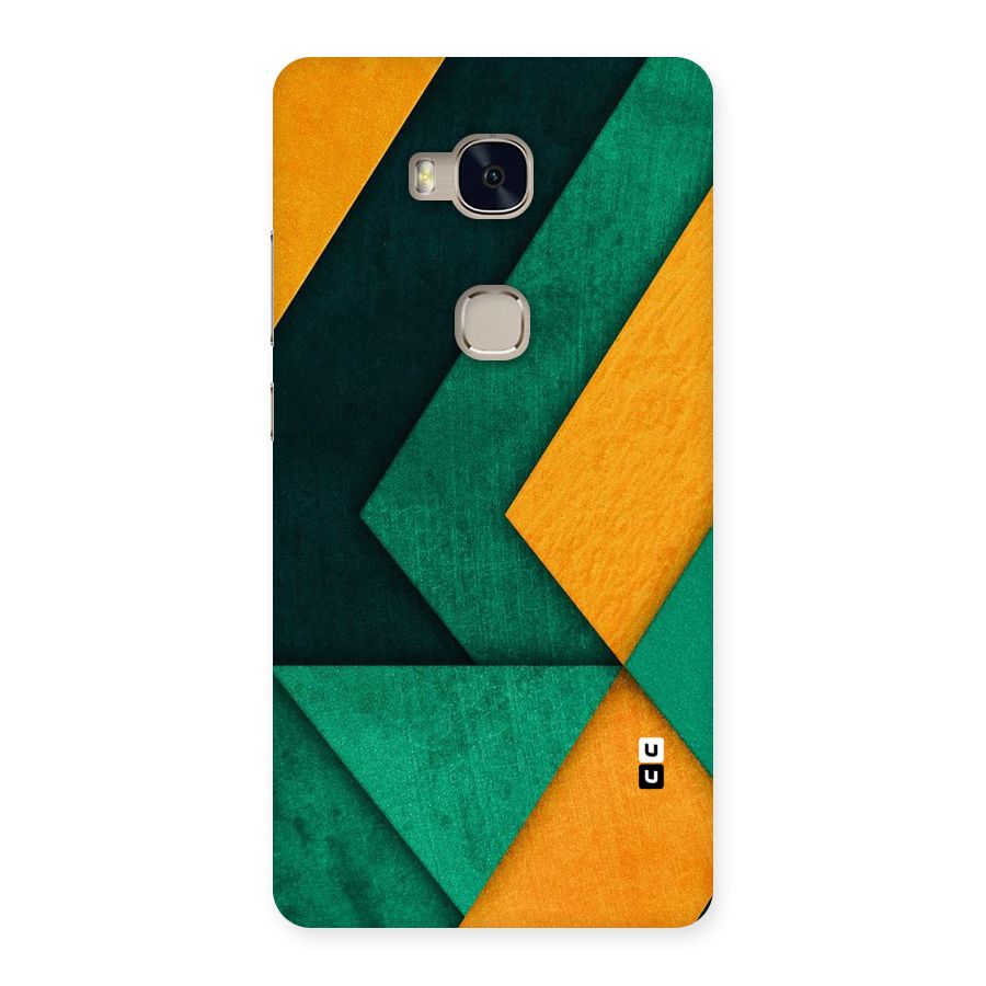 Rugged Abstract Stripes Back Case for Huawei Honor 5X