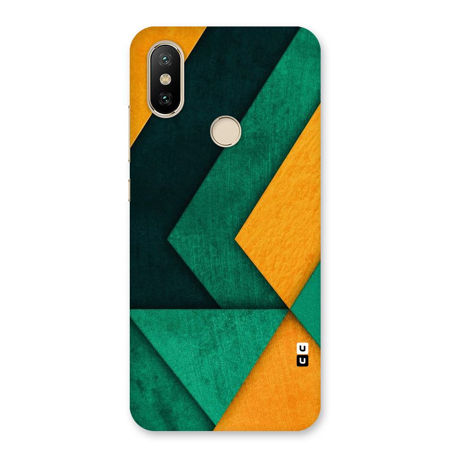 Rugged Abstract Stripes Back Case for Mi A2