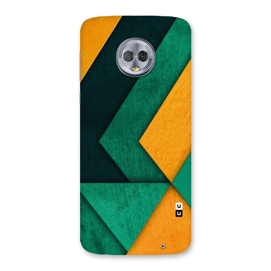 Rugged Abstract Stripes Back Case for Moto G6 Plus