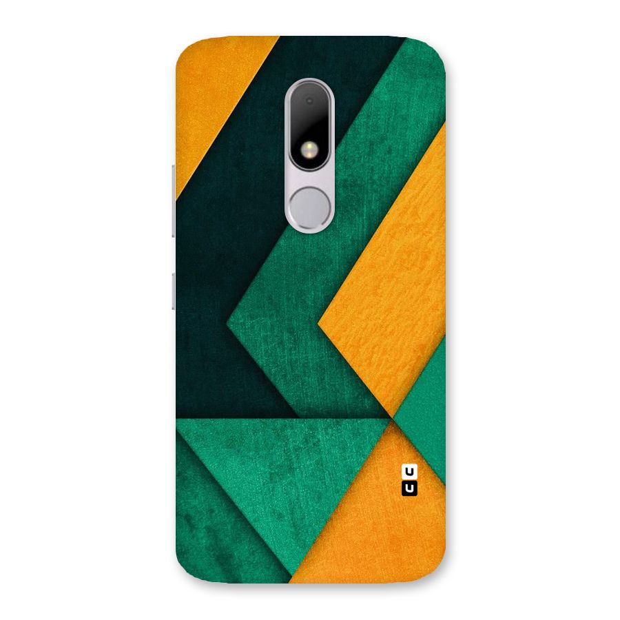 Rugged Abstract Stripes Back Case for Moto M
