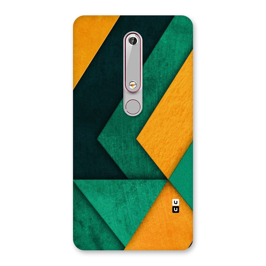 Rugged Abstract Stripes Back Case for Nokia 6.1