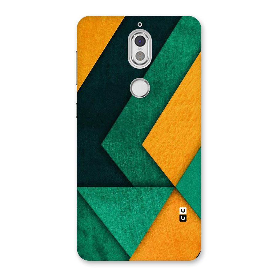 Rugged Abstract Stripes Back Case for Nokia 7