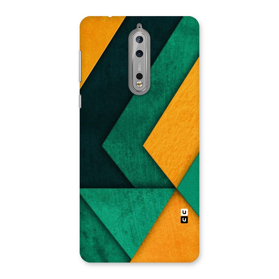 Rugged Abstract Stripes Back Case for Nokia 8