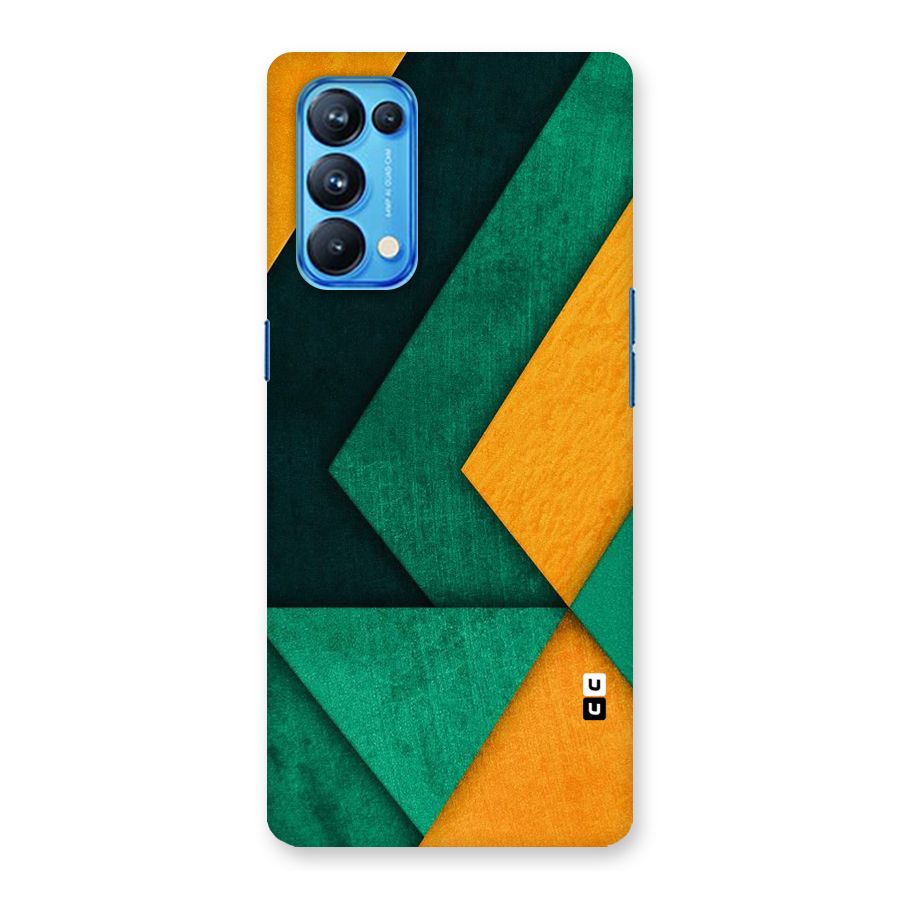 Rugged Abstract Stripes Back Case for Oppo Reno5 Pro 5G