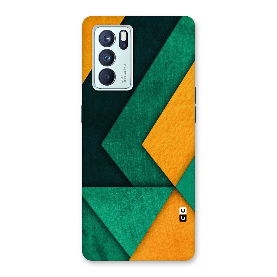 Rugged Abstract Stripes Back Case for Oppo Reno6 Pro 5G