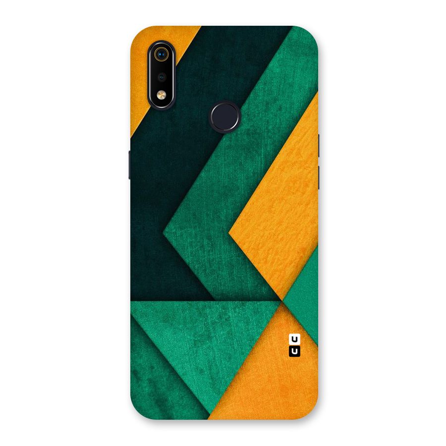 Rugged Abstract Stripes Back Case for Realme 3i