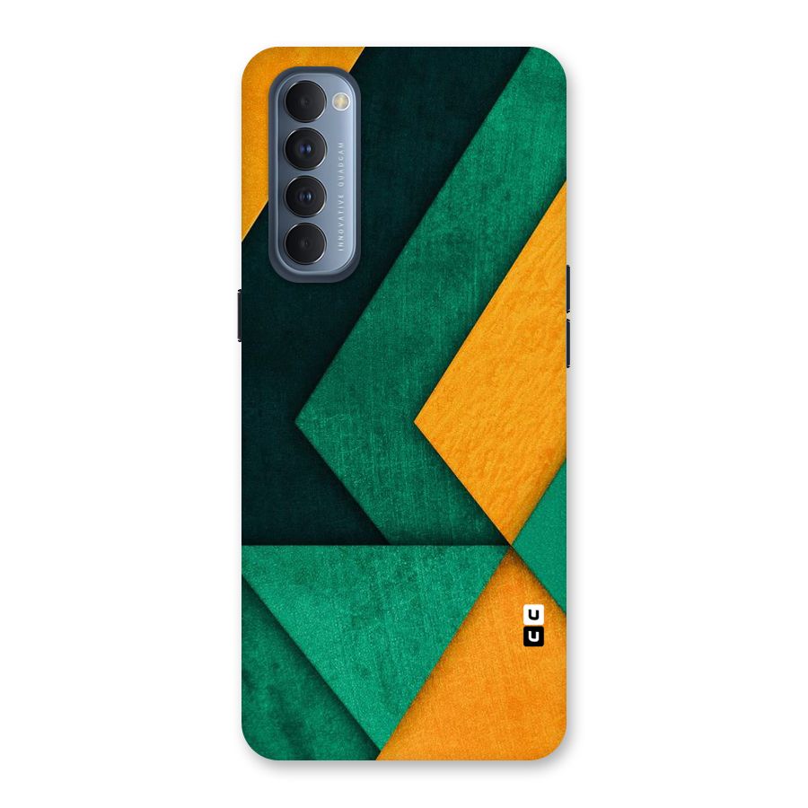 Rugged Abstract Stripes Back Case for Reno4 Pro