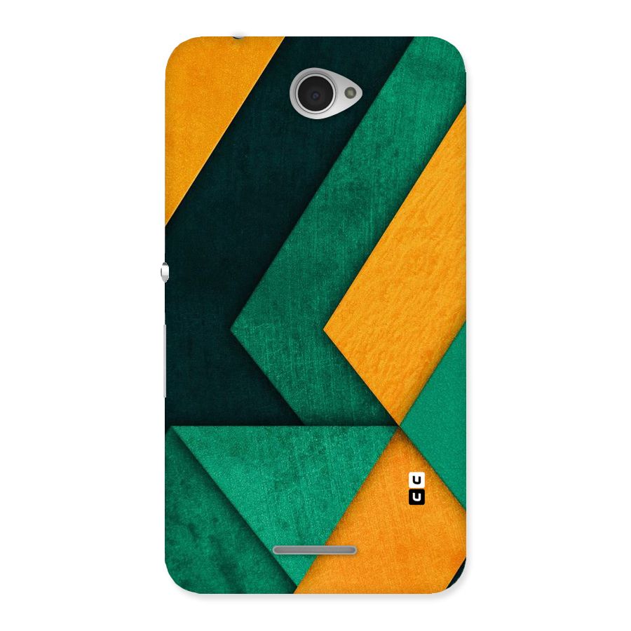 Rugged Abstract Stripes Back Case for Sony Xperia E4