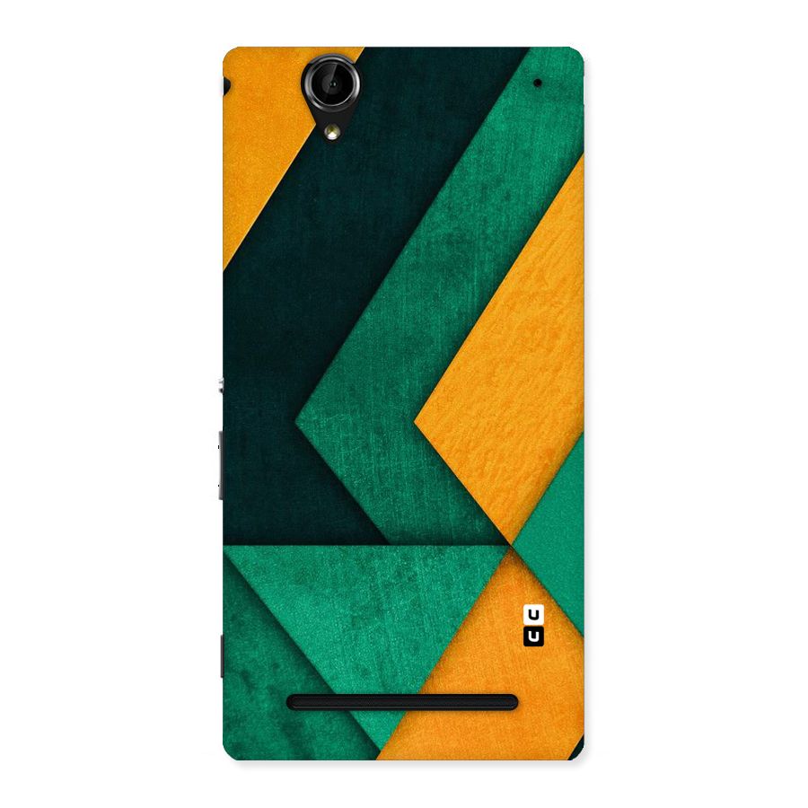 Rugged Abstract Stripes Back Case for Sony Xperia T2