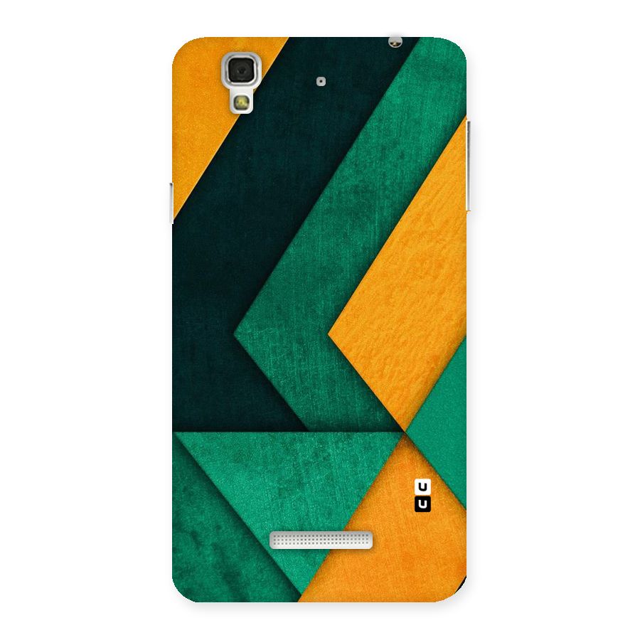 Rugged Abstract Stripes Back Case for Yu Yureka