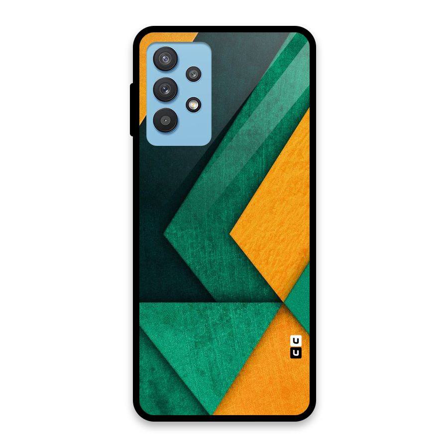 Rugged Abstract Stripes Glass Back Case for Galaxy M32 5G