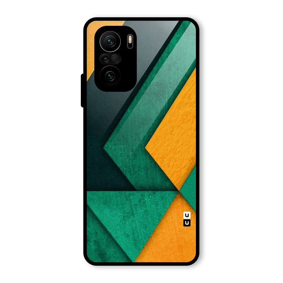 Rugged Abstract Stripes Glass Back Case for Mi 11X Pro