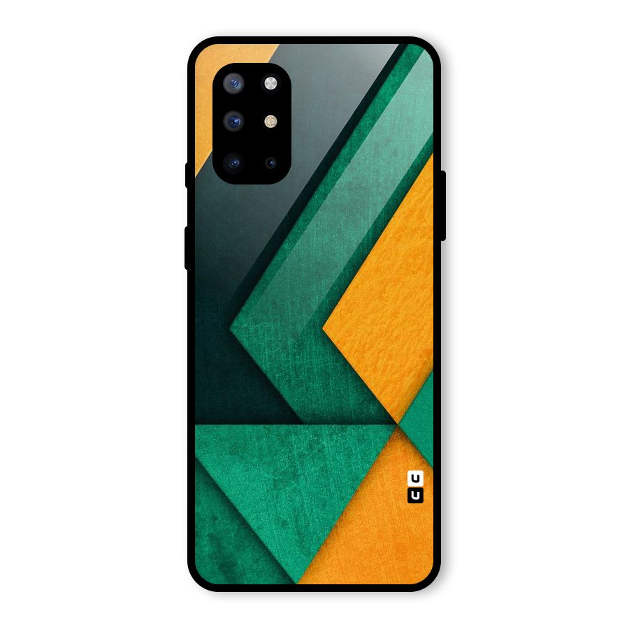 Rugged Abstract Stripes Glass Back Case for OnePlus 8T