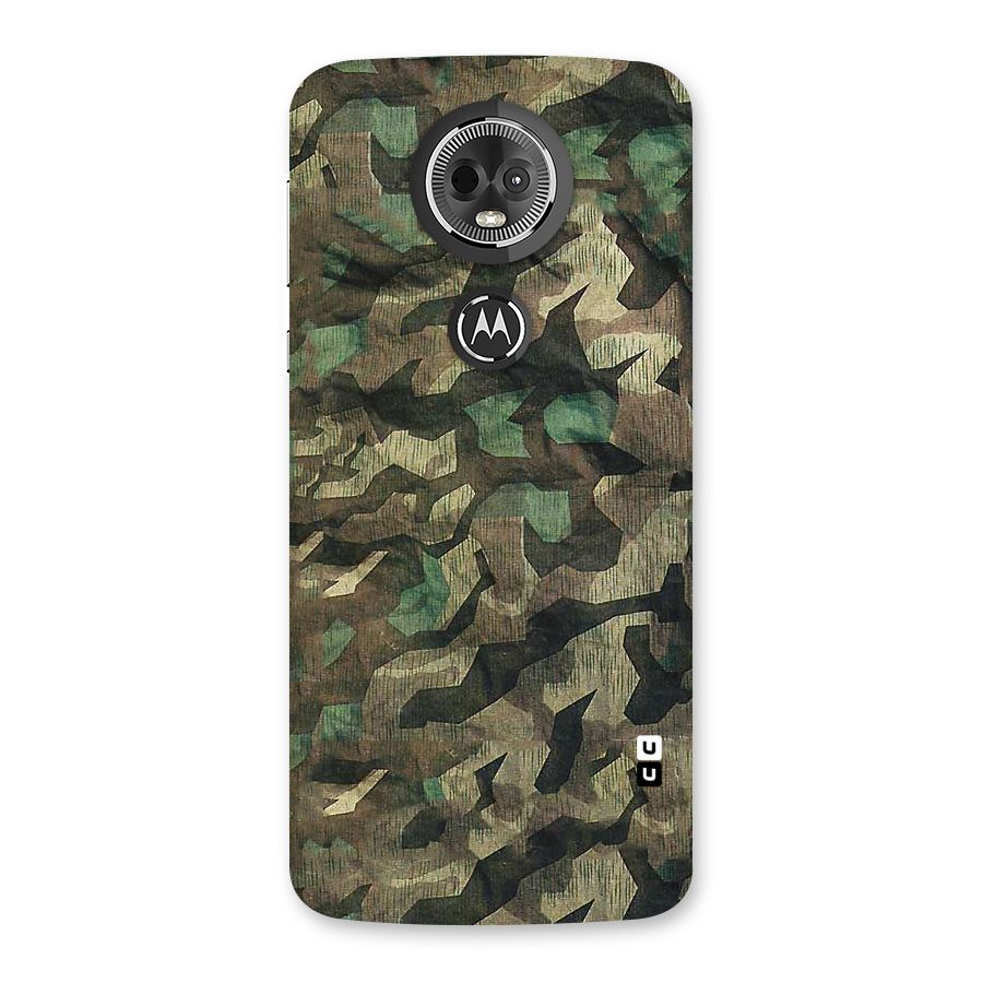 Rugged Army Back Case for Moto E5 Plus