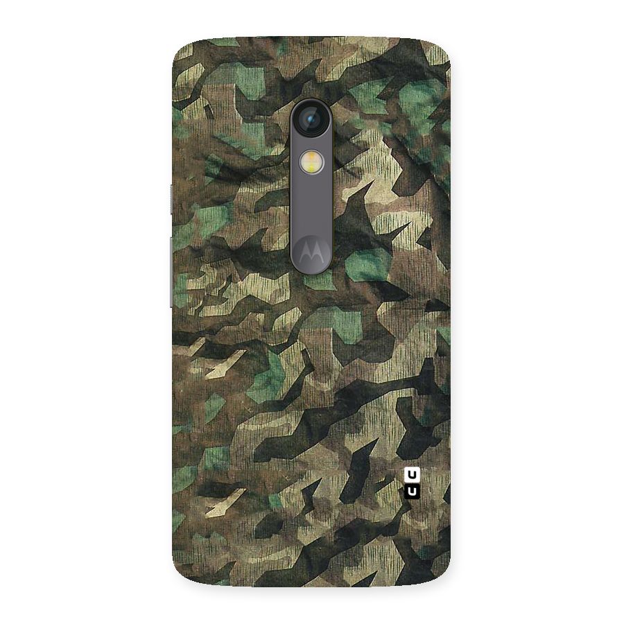 Rugged Army Back Case for Moto X Play