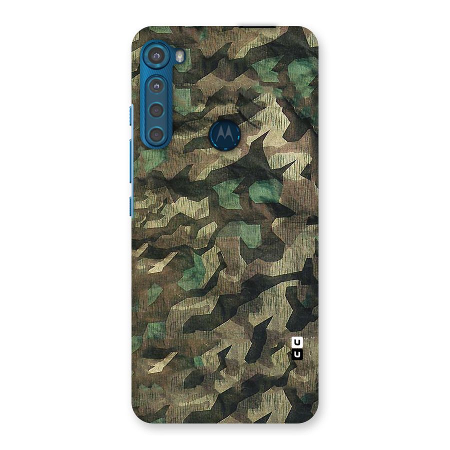 Rugged Army Back Case for Motorola One Fusion Plus