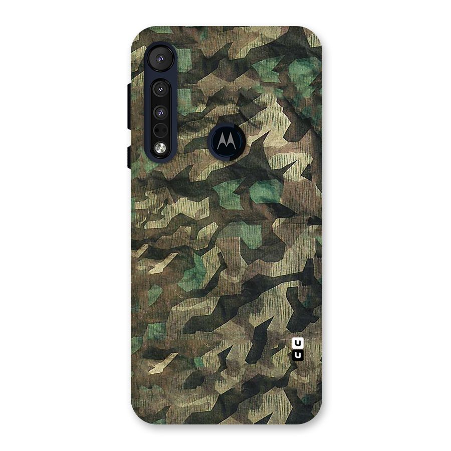 Rugged Army Back Case for Motorola One Macro