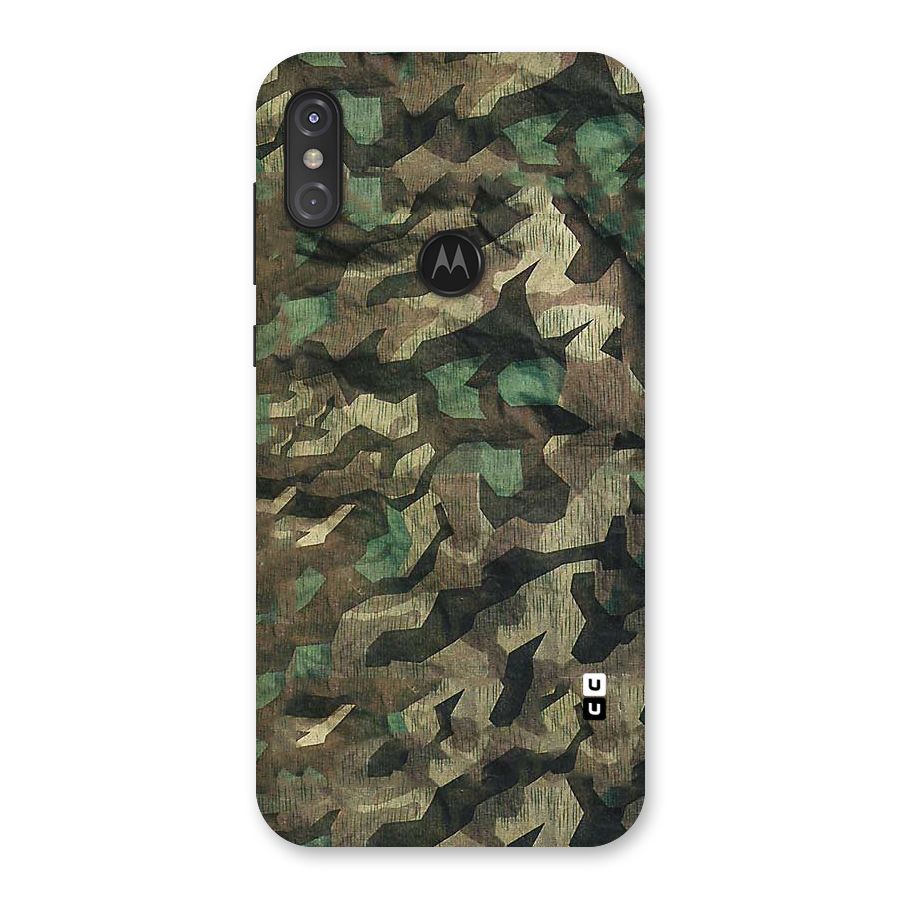Rugged Army Back Case for Motorola One Power