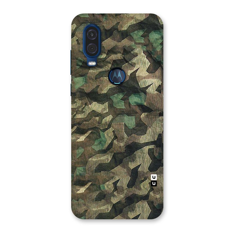 Rugged Army Back Case for Motorola One Vision