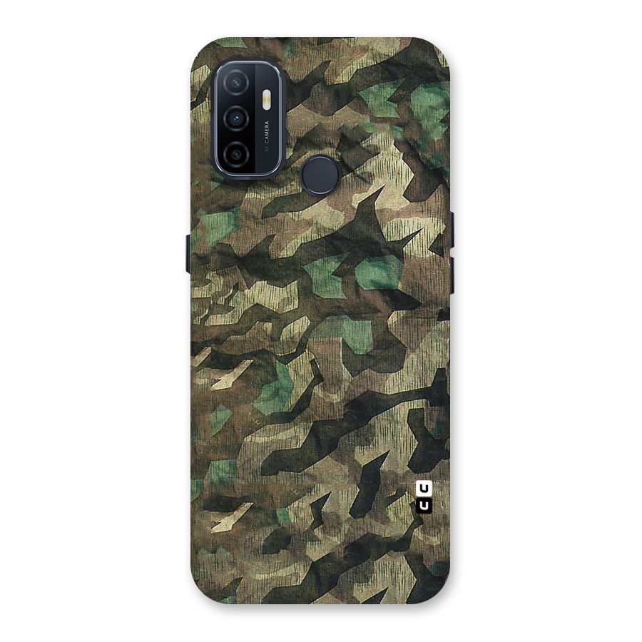 Rugged Army Back Case for Oppo A32