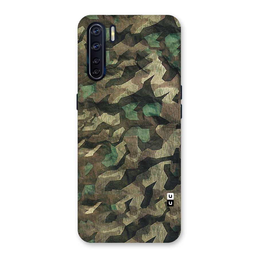 Rugged Army Back Case for Oppo F15