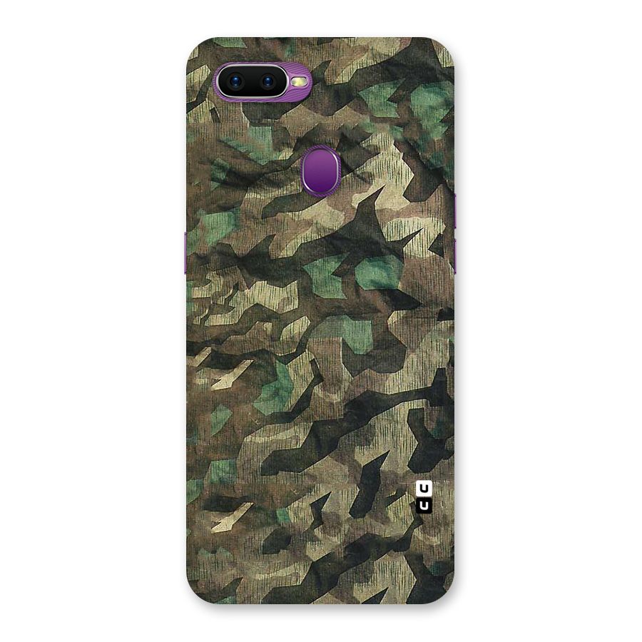 Rugged Army Back Case for Oppo F9