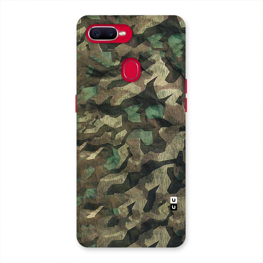 Rugged Army Back Case for Oppo F9 Pro