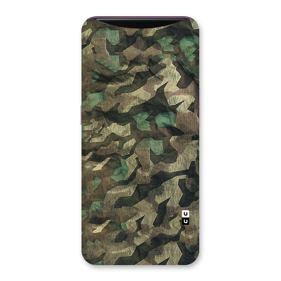 Rugged Army Back Case for Oppo Find X