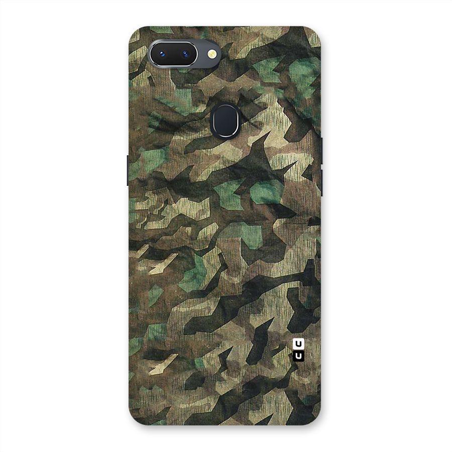 Rugged Army Back Case for Oppo Realme 2