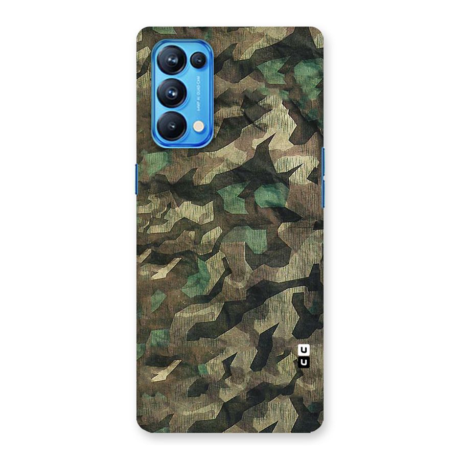 Rugged Army Back Case for Oppo Reno5 Pro 5G