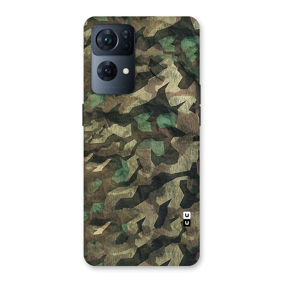 Rugged Army Back Case for Oppo Reno7 Pro 5G